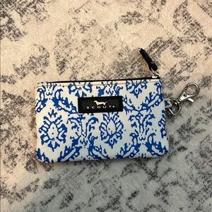 Scout Blue and White Clip-On Pouch
